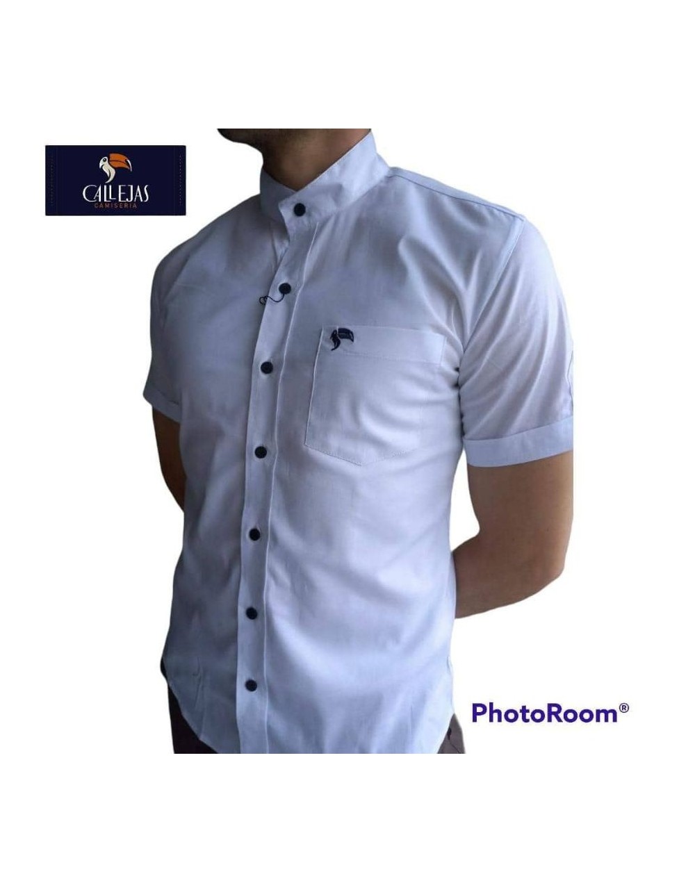 CAMISA MANGA CORTA BLANCA