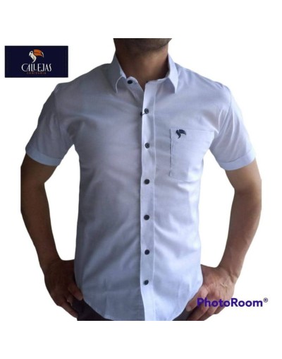 CAMISA MANGA CORTA BLANCA