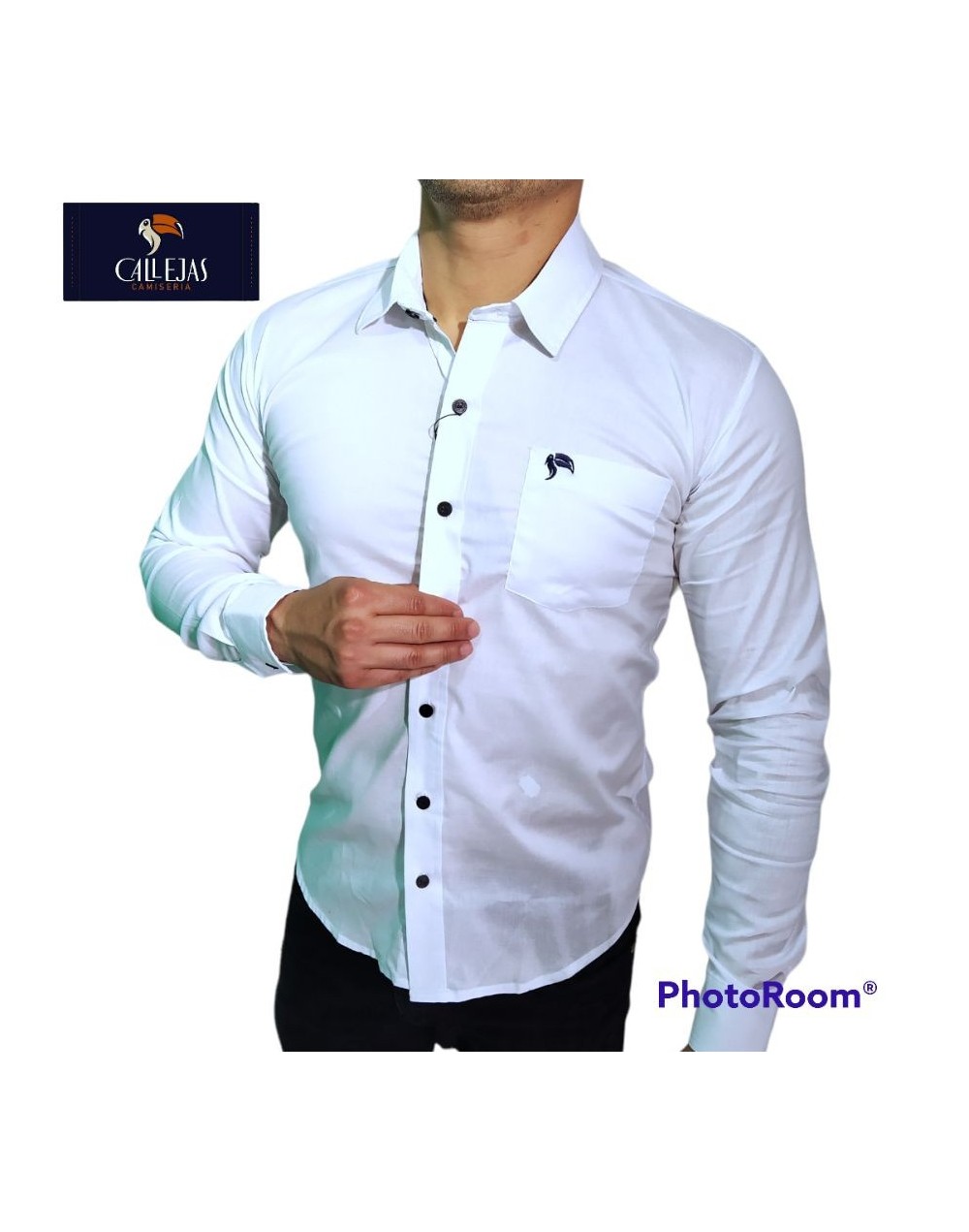 CAMISA MANGA LARGA BLANCA