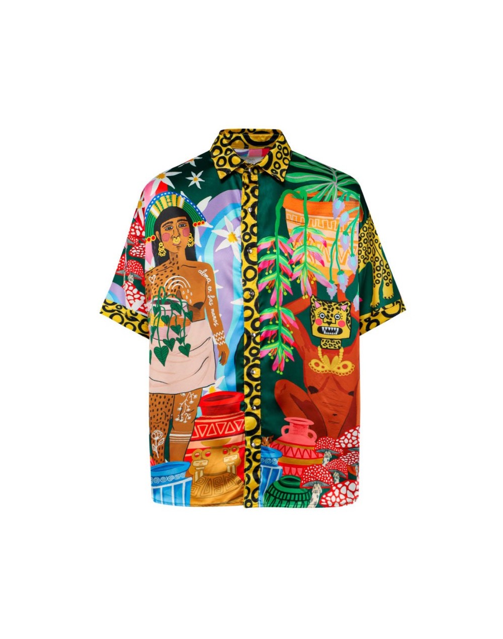 Camisa Manga Corta Unisex  Ilustración Alma de Barro
