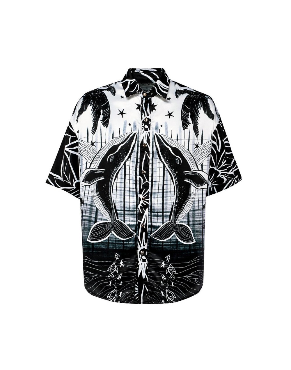 Camisa Manga corta Unisex  Ilustración Mar y Manglar