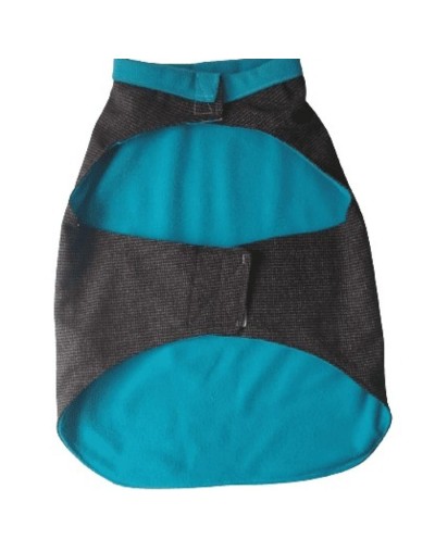 Chaleco doble faz bicolor