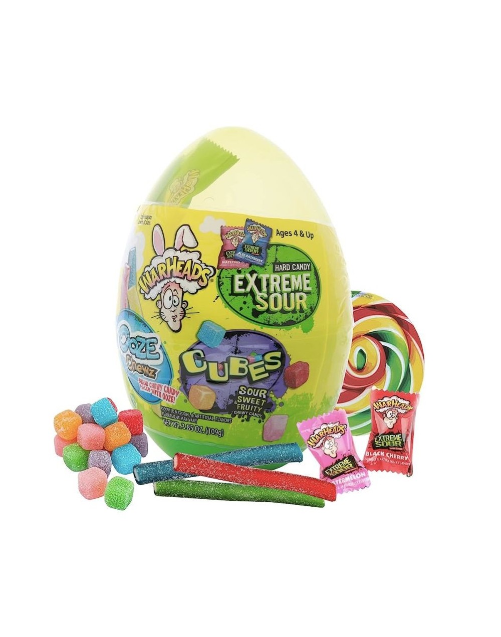 Warheads egg x 18uni