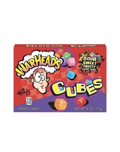 Warheads sour cubes x 6 uni