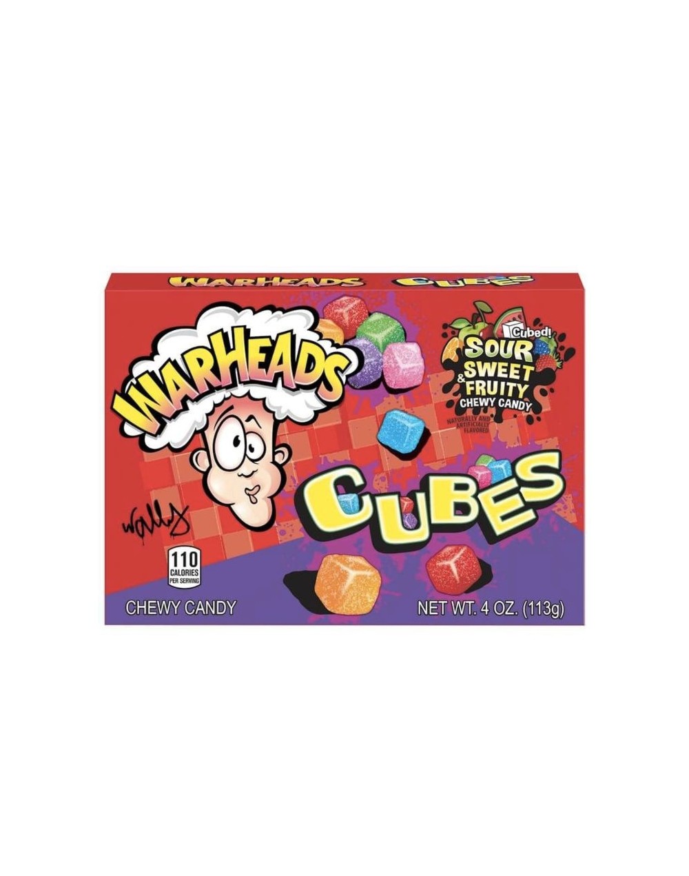 Warheads sour cubes x 6 uni