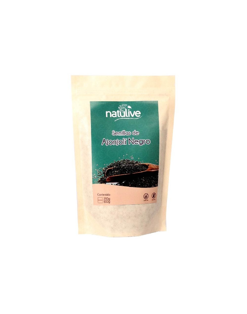 Ajonjolí negro x 500g
