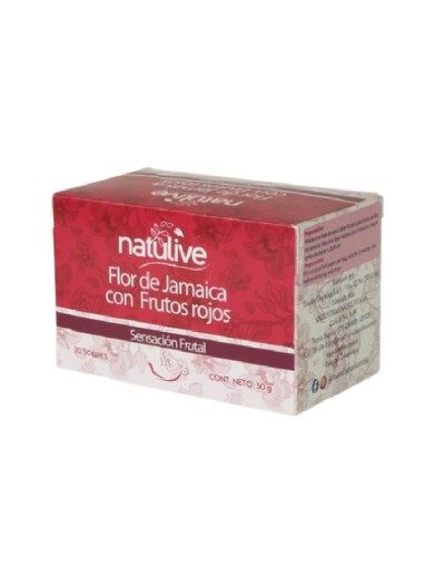 Infusion flor de jamaica x 20 sobres