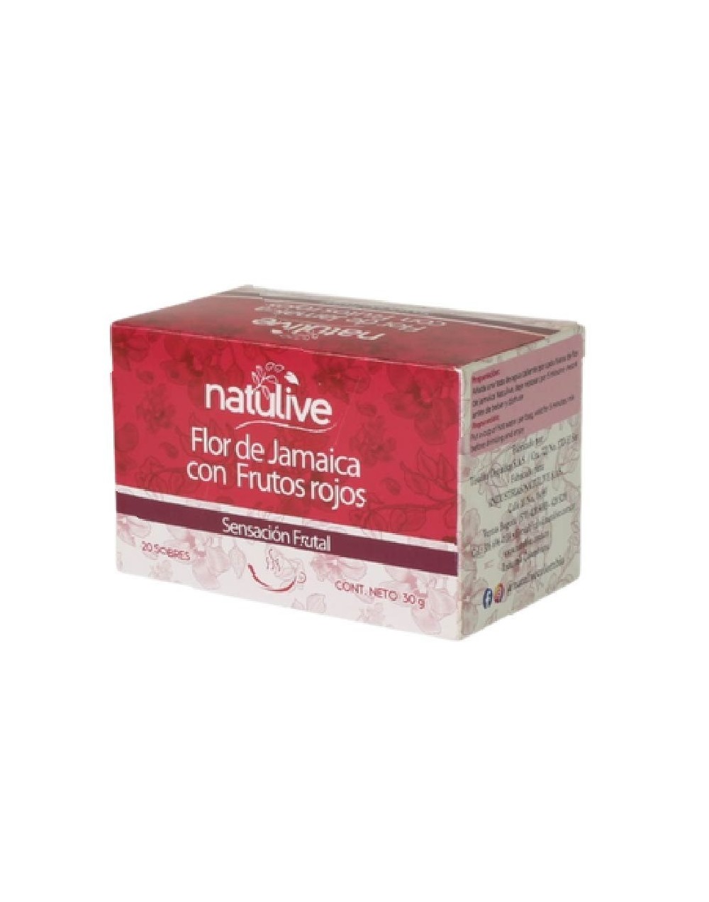 Infusion flor de jamaica x 20 sobres
