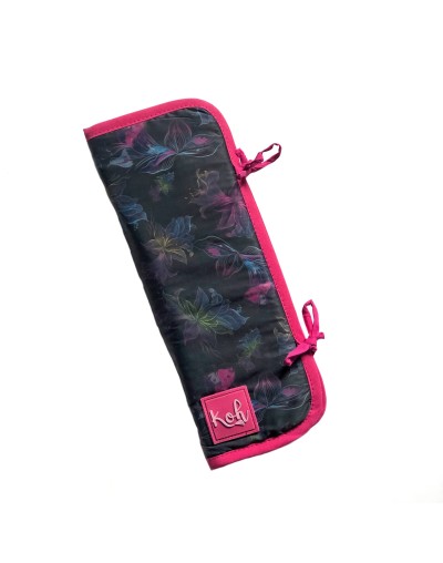 Estuche plancha  Pequeño  Flores neón