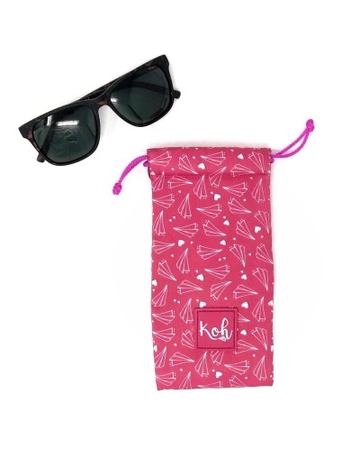 Funda gafas  Aviones rosados