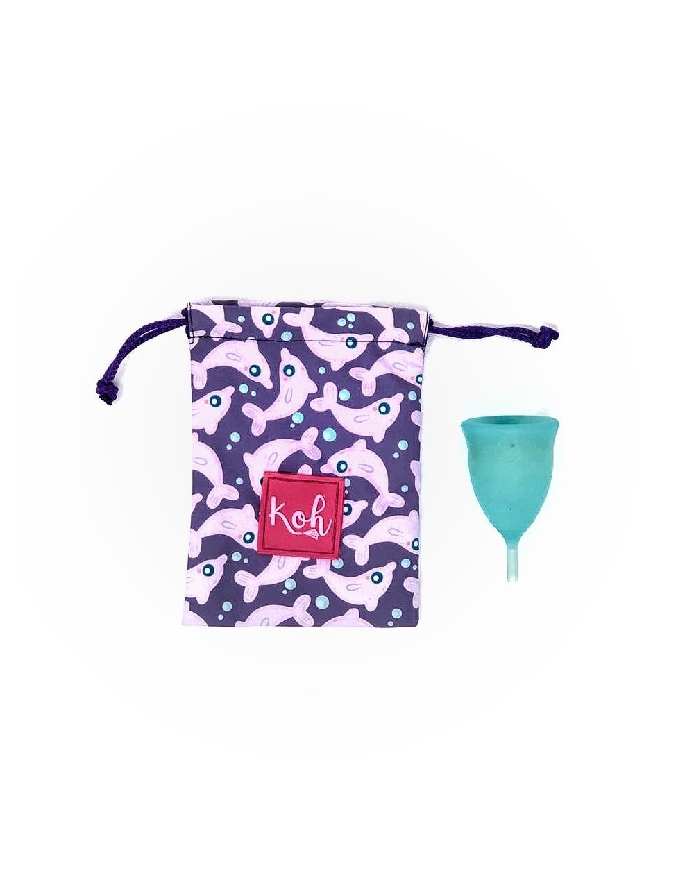 Bolsa copa menstrual  Delfines