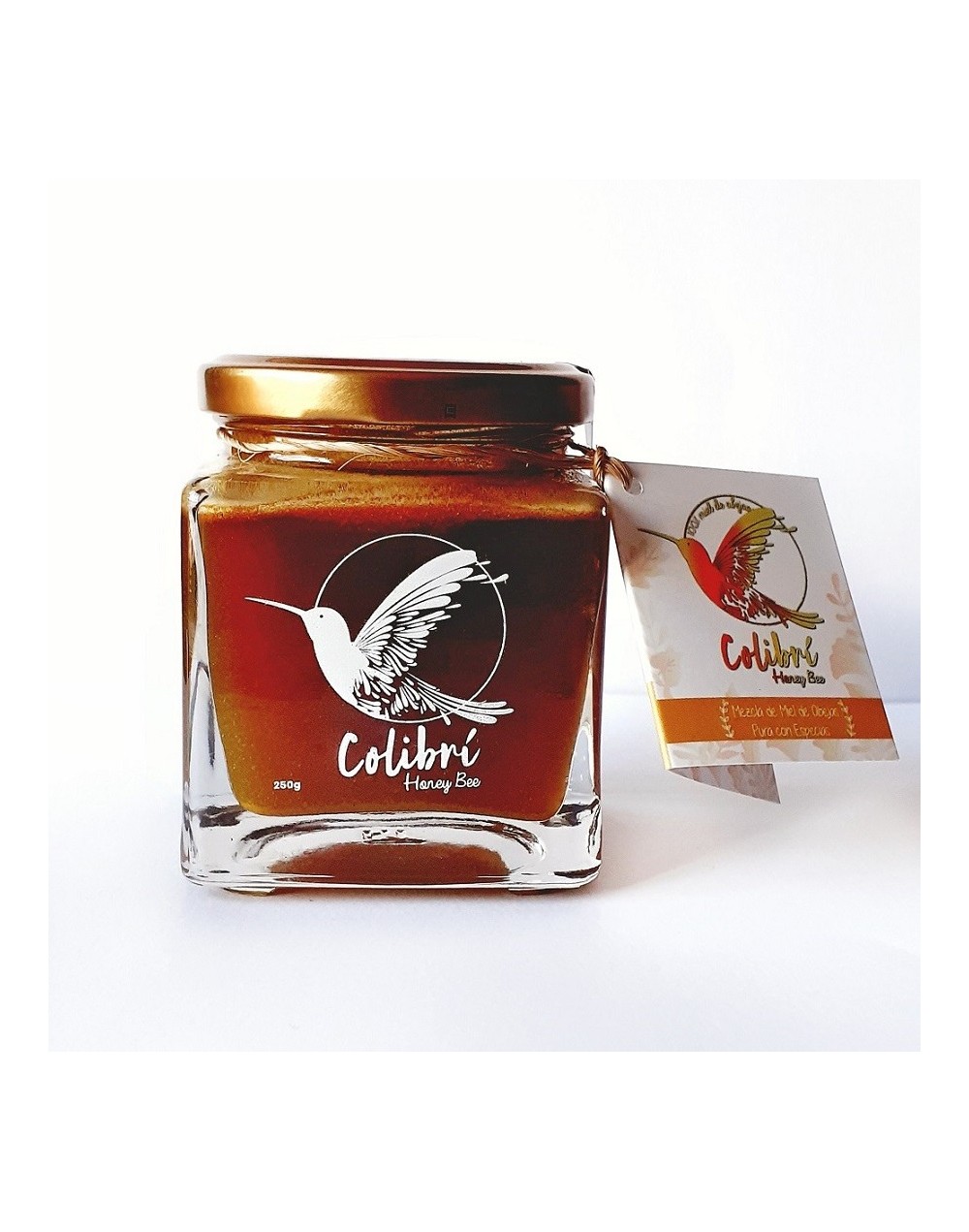 Miel con jengibre y cúrcuma frco 250g