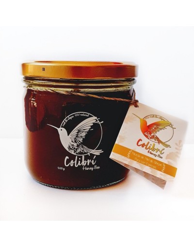 Miel con jengibre y cúrcuma frco 500g