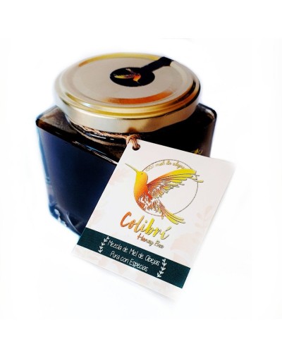 Miel con té matcha  frco de 250g