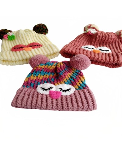Gorro buho niña