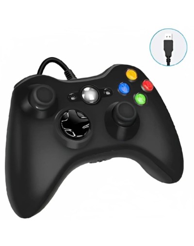 Control gamepad para consola xbox 360 y para pc usb alambrico