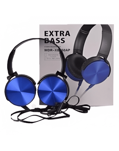 Diadema Sony  EXTRA BASS XB450AP negra totalmente plegables