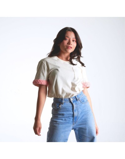 Camiseta bolsillo tejido