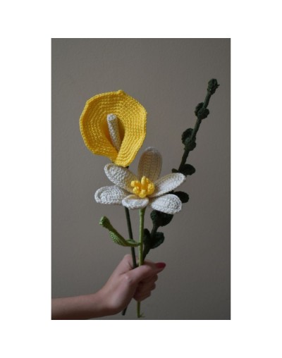 Flores tejidas