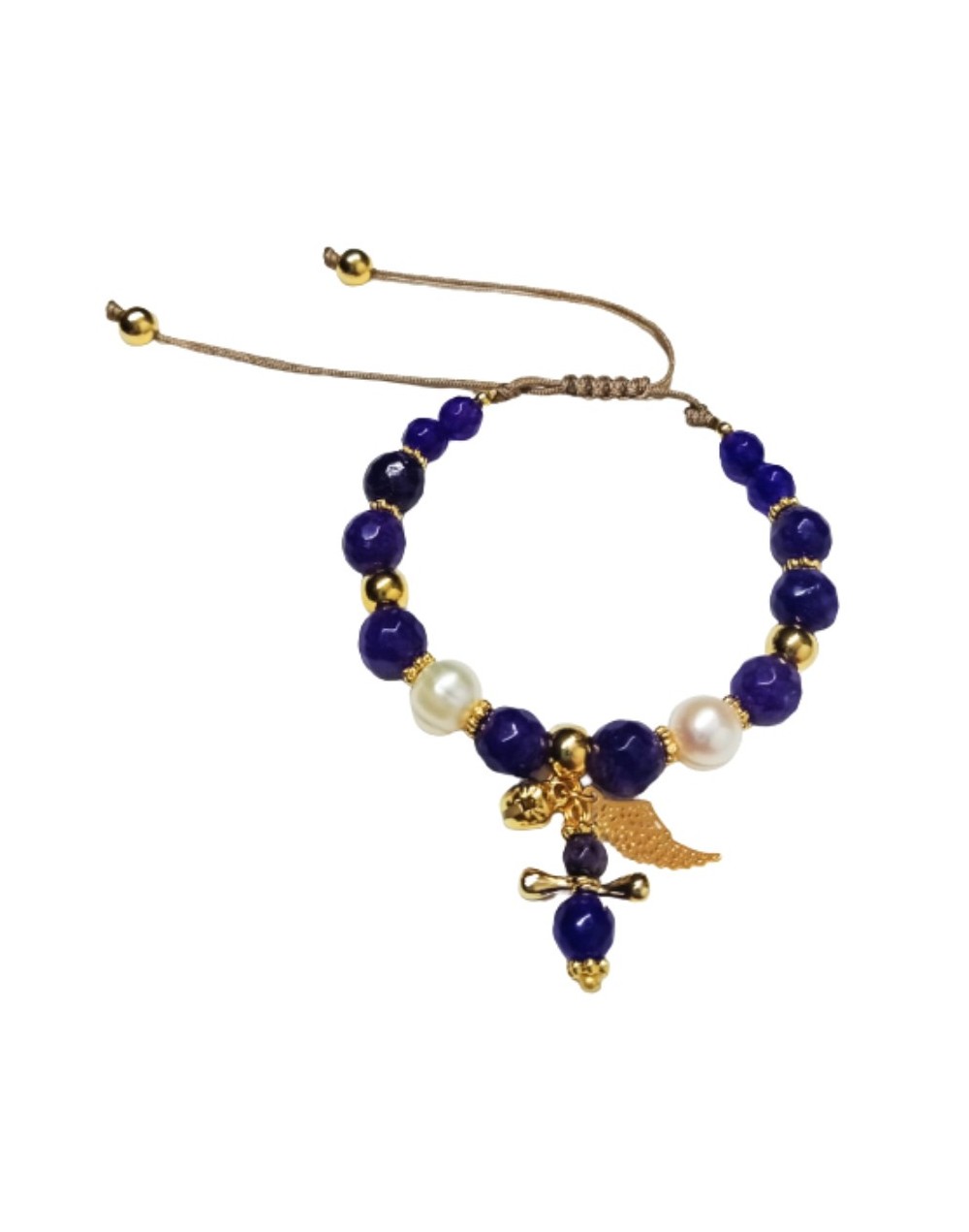 Pulsera llamador de ángeles zadkiel día sábado 