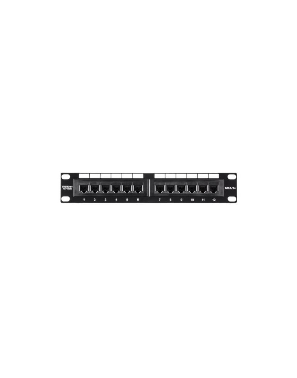 Patch Panel 12 Puertos Cat 5E
