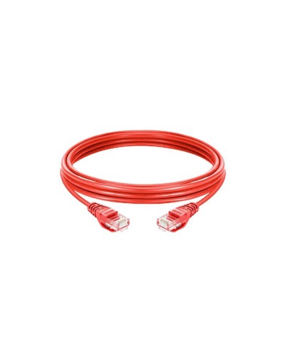 Patch Cord Categoria 6A 15 Metros Color Rojo