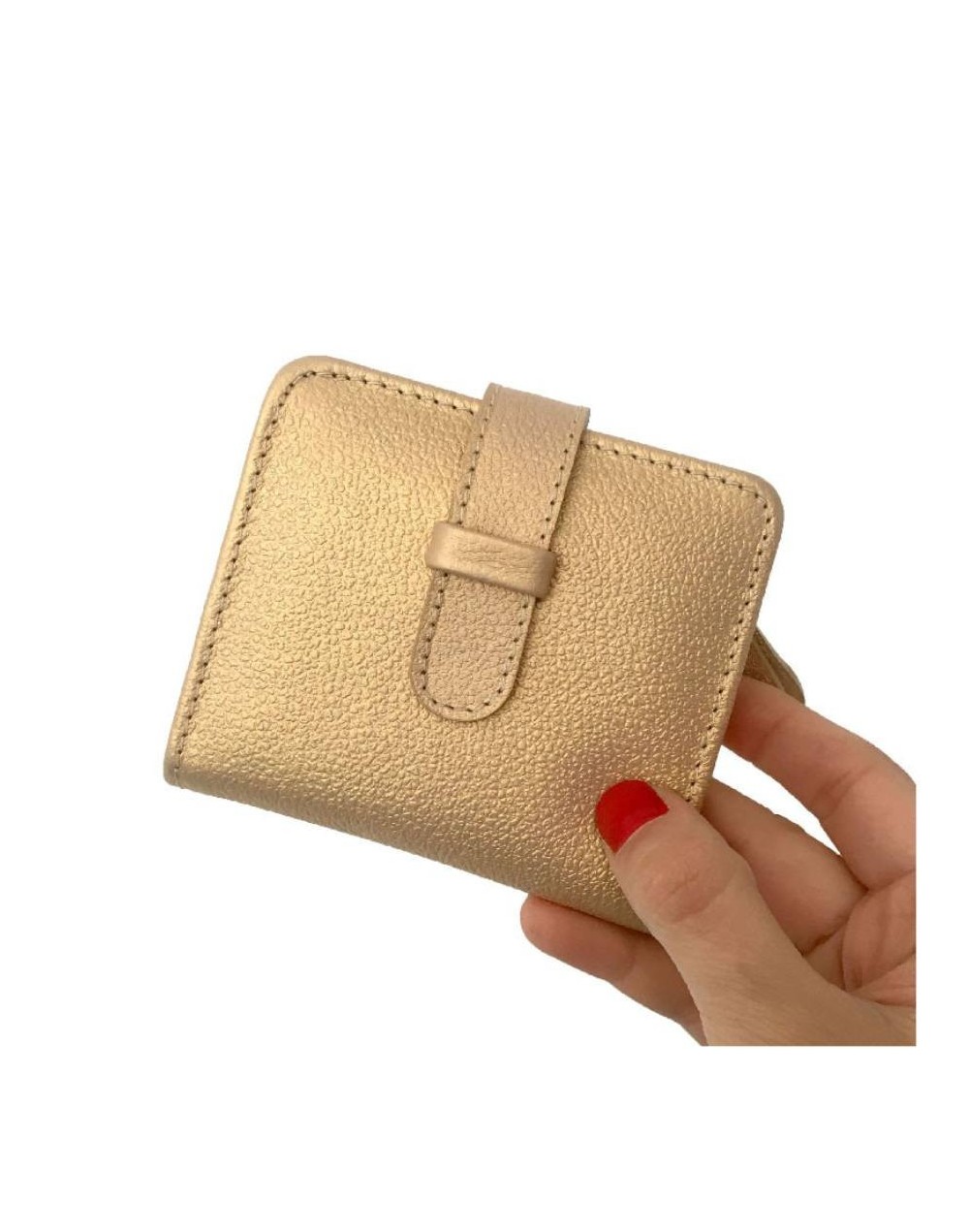 Billetera pequeña en cuero con monedero ref Cuzco  descuento