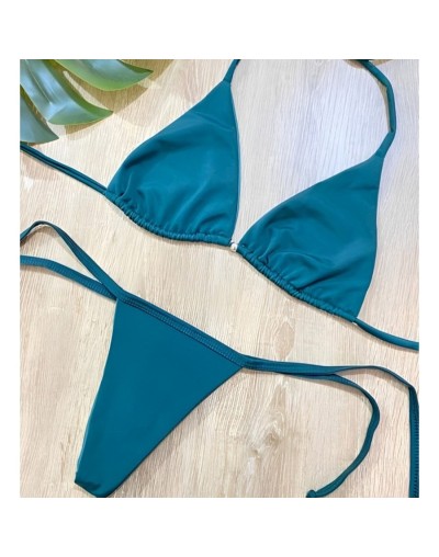 Vestido de baño azul turquesa