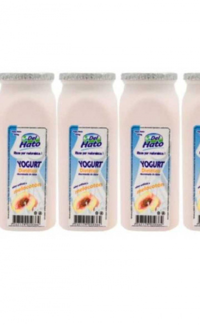 Yogurt Dietético Del Hato x 250g Pack x 5 Sabor Individual.