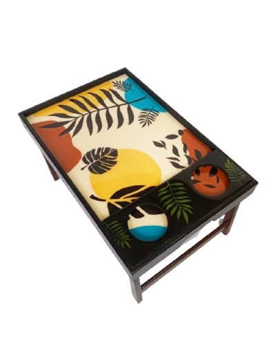 Mesa para desayuno orgánico