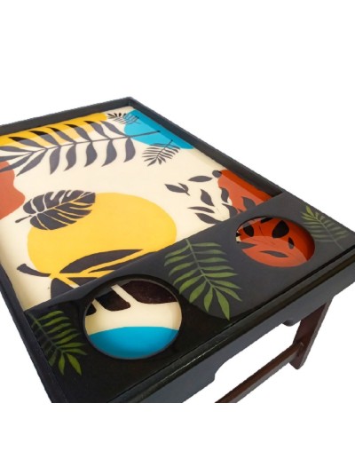 Mesa para desayuno orgánico