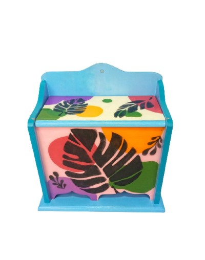 Dispensador orgánico pequeño azul