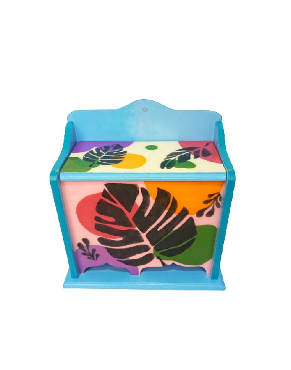 Dispensador orgánico pequeño azul