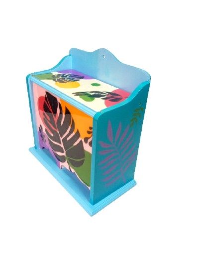 Dispensador orgánico pequeño azul