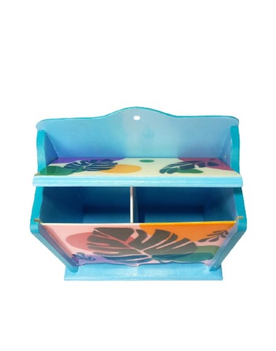 Dispensador orgánico pequeño azul