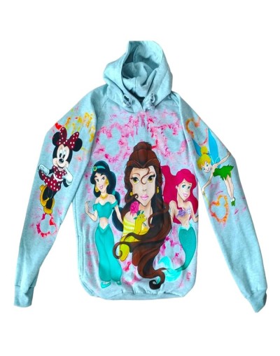 Buso de capota para dama princesas disney