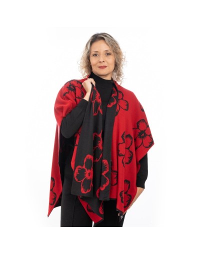 Poncho para mujer doble faz Raquel