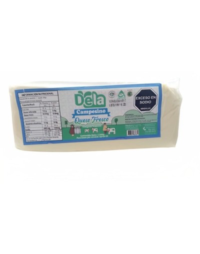 Queso dela campesino bloque 2500 gr