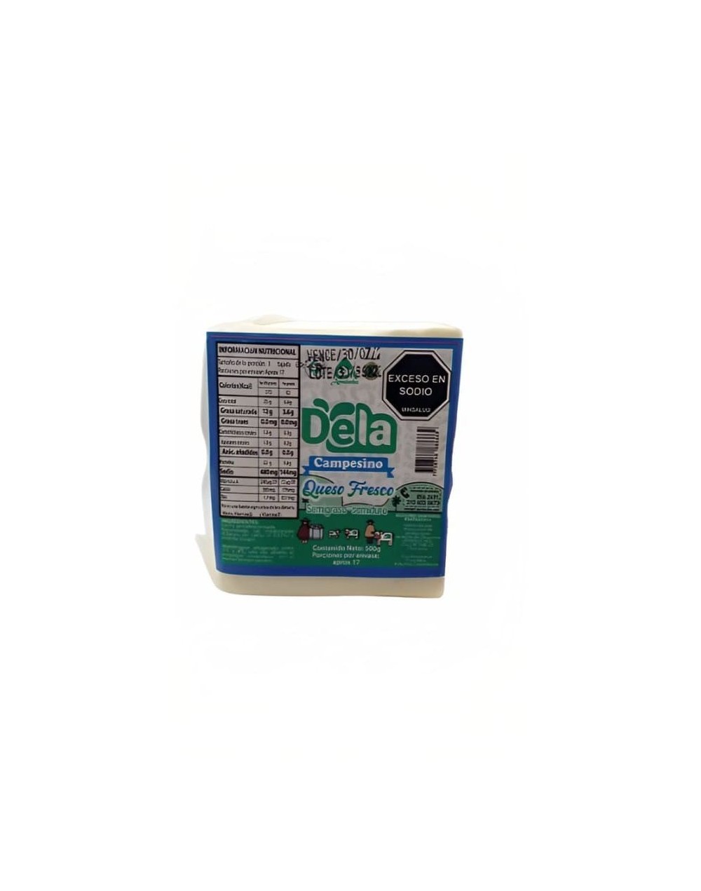 Queso dela campesino 500 gr
