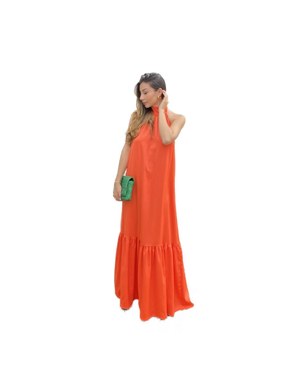 Vestido atena naranja