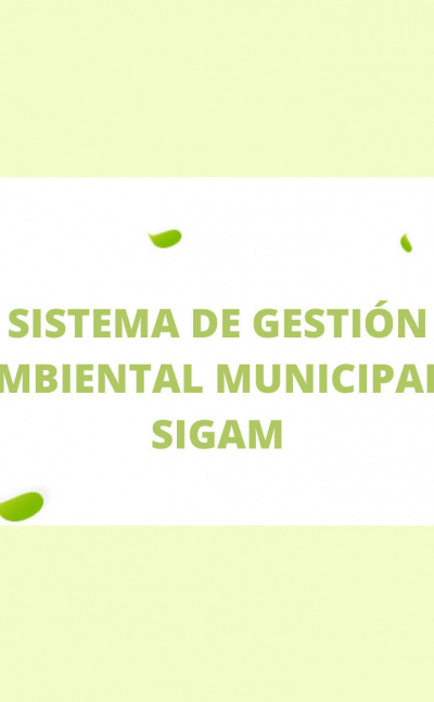 Sistema de gestión ambiental municipal - SIGAM