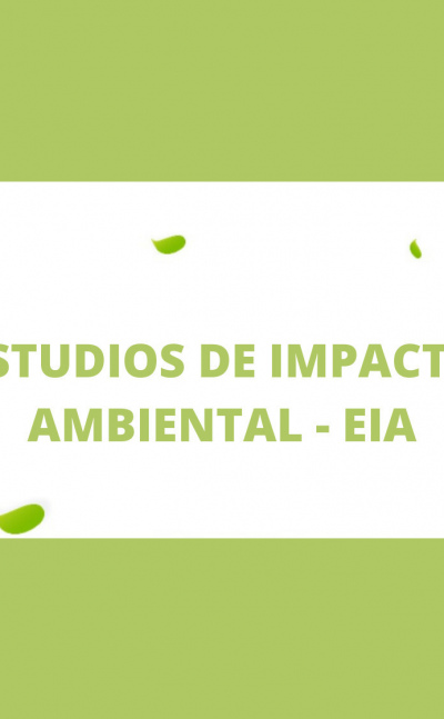 Estudios de impacto ambiental – EIA