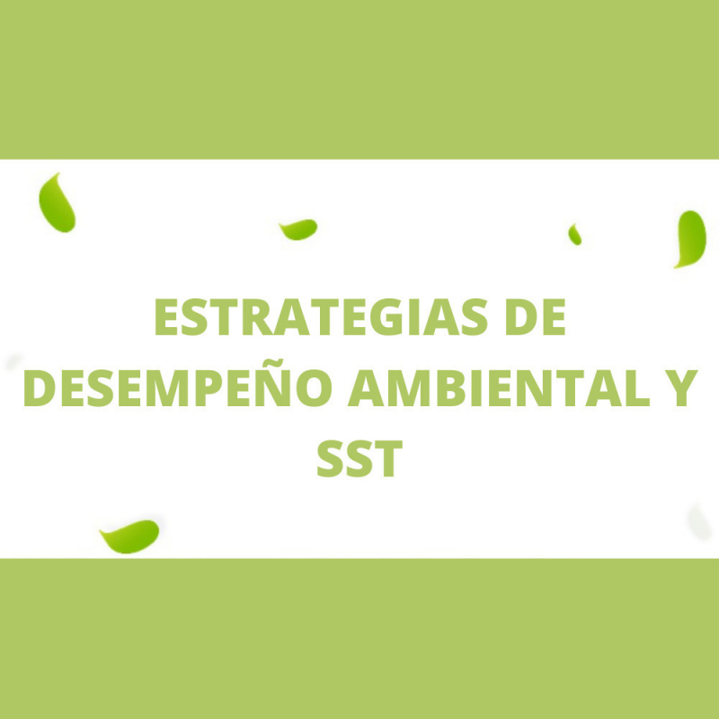 Estrategias de desempeño ambiental y SST