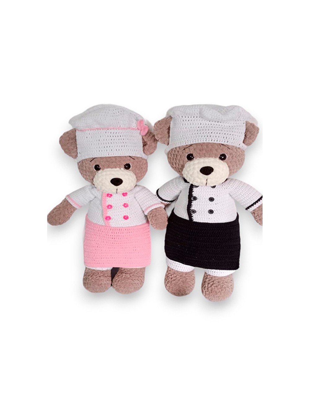 Amigurumis ositos cocineros 