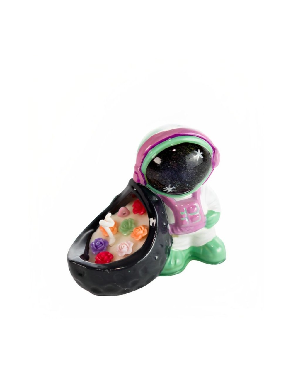 Astronauta media luna