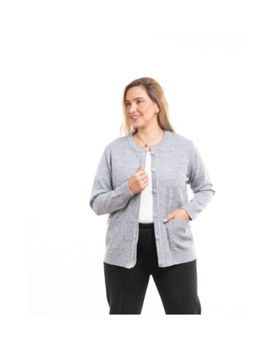 Sueter saco para mujer tejido clasico Pilar