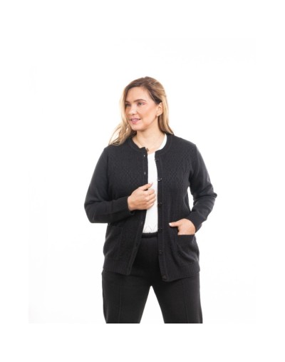 Sueter saco para mujer tejido clasico Pilar