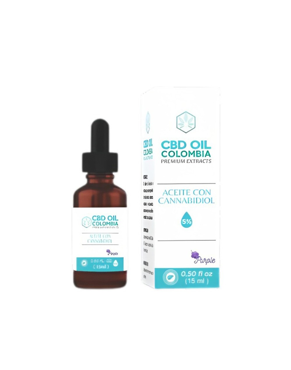 Aceite con cbd  (cannabidiol) purple 15 ml