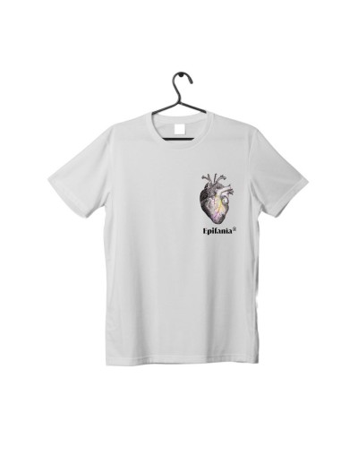 Camiseta – corazón arcoiris