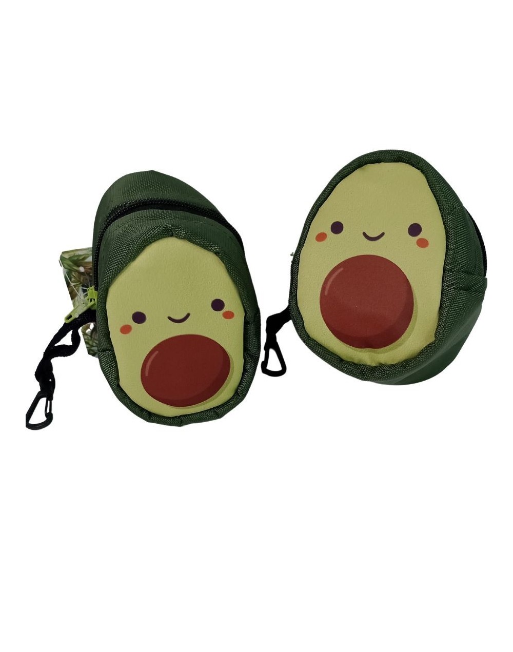 Monedero en forma de aguacate